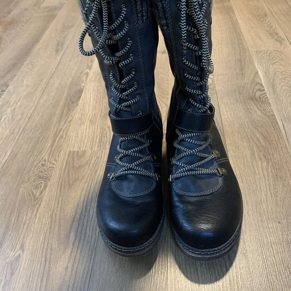 •Spring Step Ababi Mid-calf Women Water Resistant Brown Zip Boots Size 42 / 10.5 - Picture 9 of 10